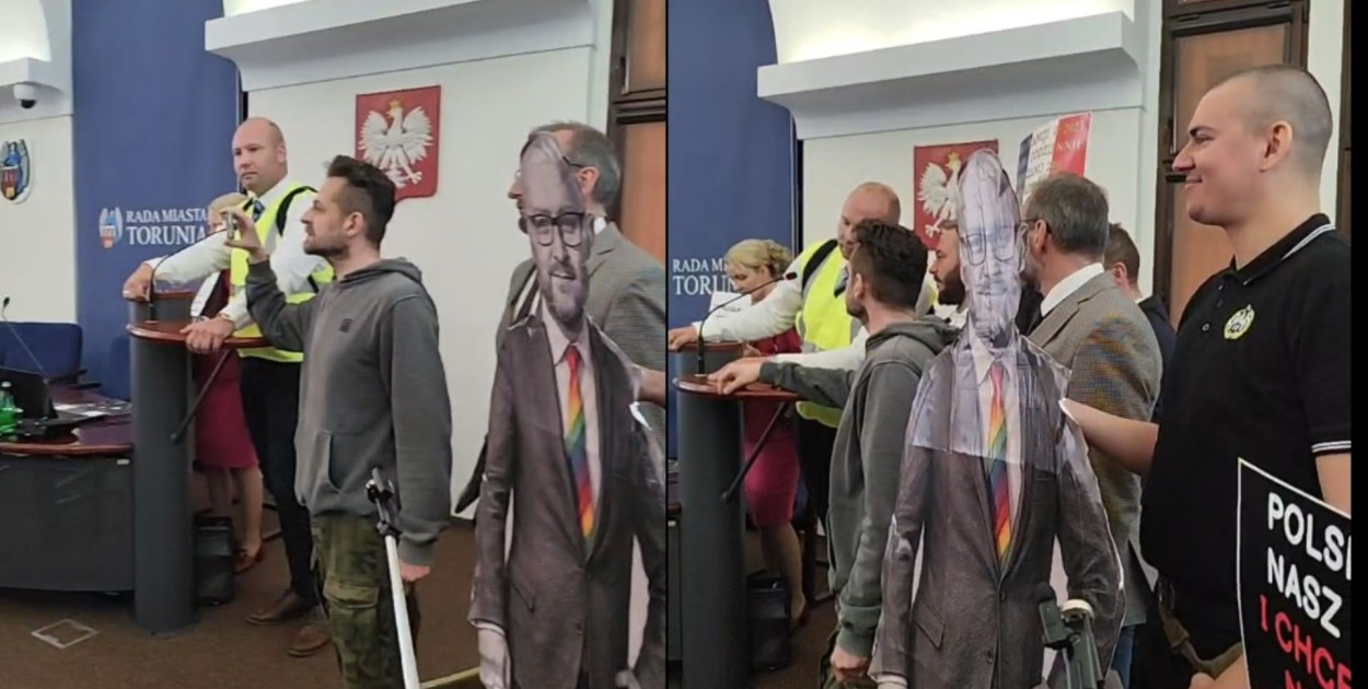 Screen nagrania live Kiełpiński Konkretnie