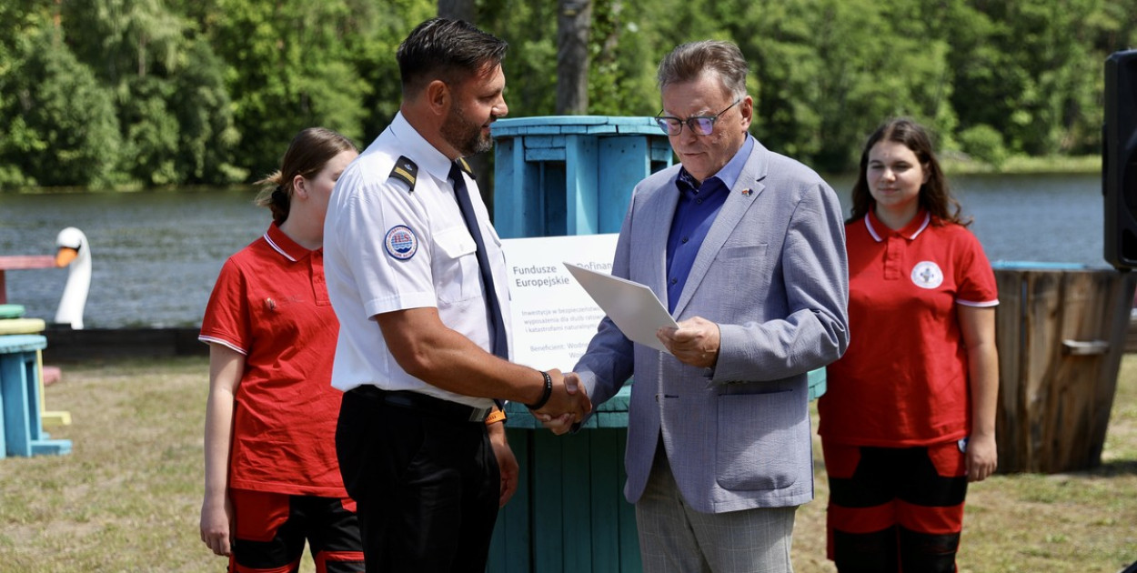 Inauguracja sezonu wakacyjnego WOPR w tleniu, fot. Andrzej Goiński