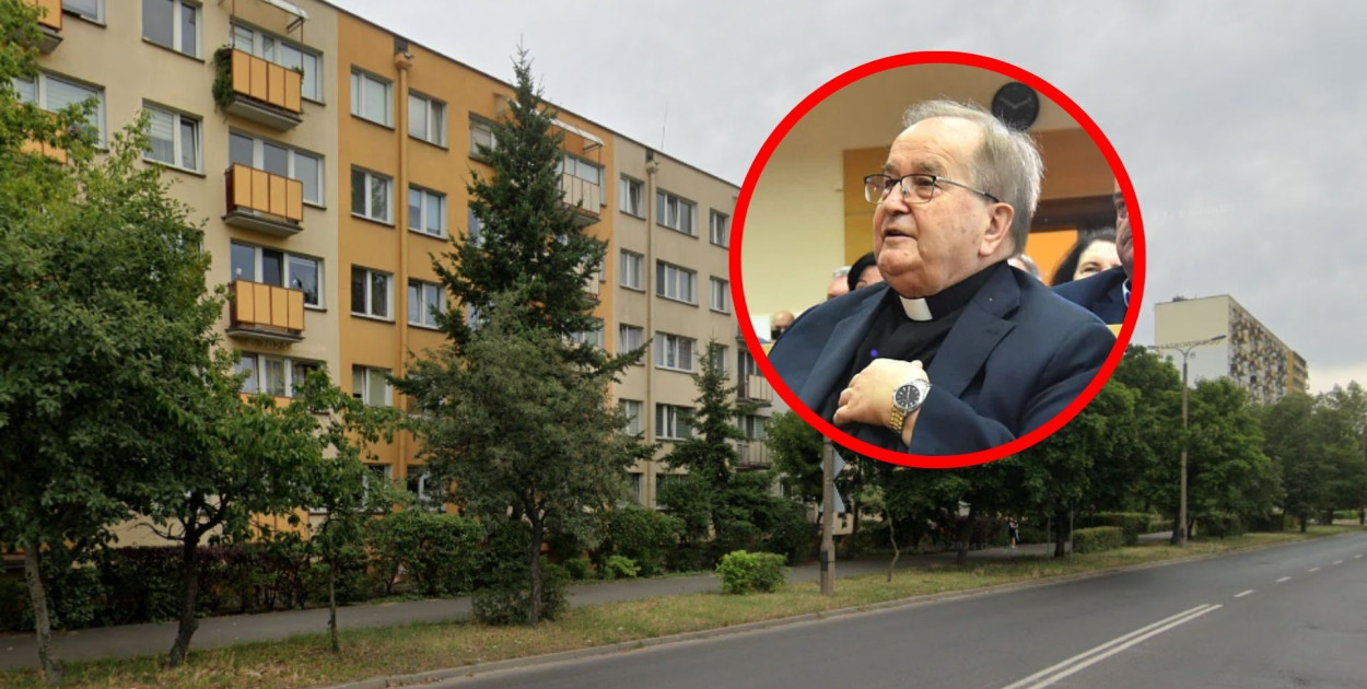 Zdjęcie w tle: Screen Google Street View / Tadeusz Rydzyk. Fot Archiwum DDT