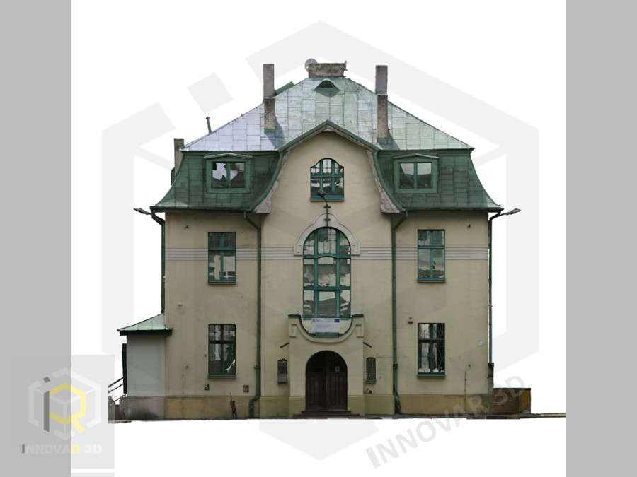 Inwentaryzacja laserowa fasady budynku Toruń