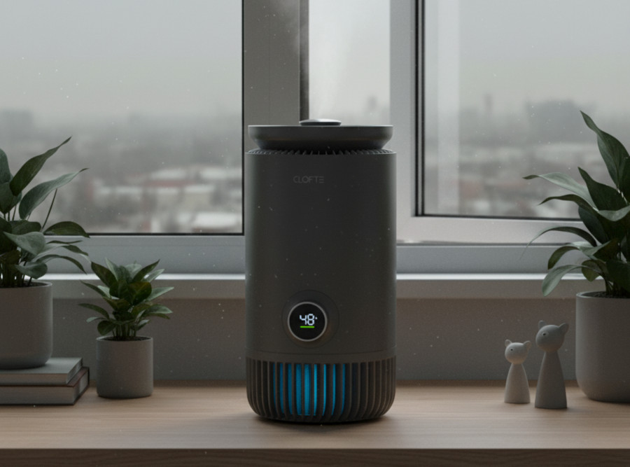 Clofte Duo 400 Graphite w zimowej aurze.