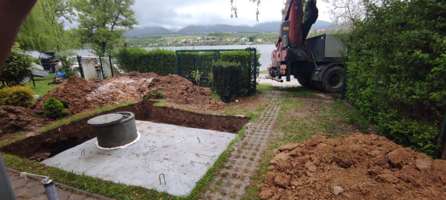 montaż szamba betonowego