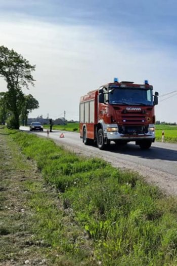 Wypadek w Chełmży koło Torunia-7664