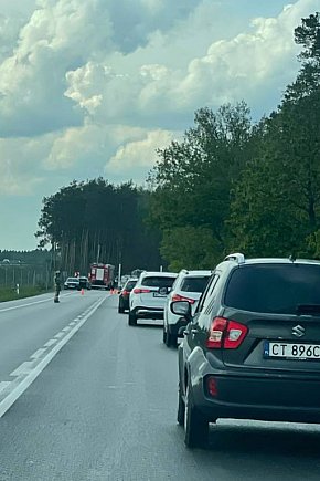 Groźny wypadek na DK91-13066