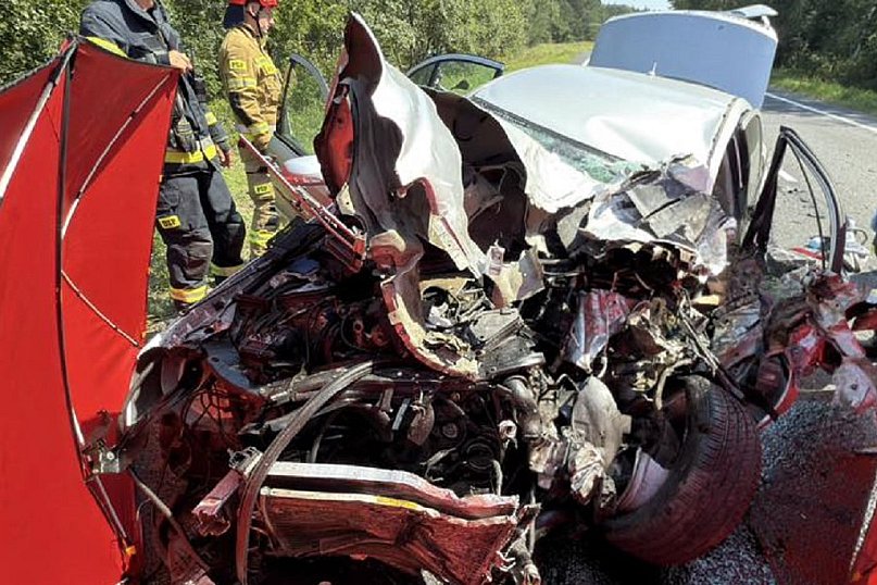 Śmiertelny wypadek na 282 km DK10