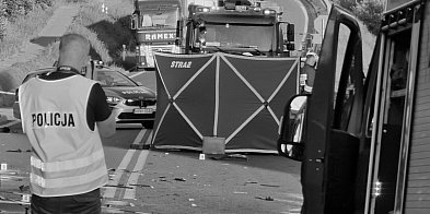 Policjant zginął, kierowca ciężarówki w rękach...-56561