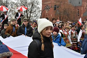 Toruń w biało-czerwonych barwach! Pochód z okazji Święta Niepodległości [FOTO]-61450