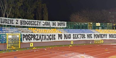 Stadion miejski kompletnie zdewastowany. Kibice Zawiszy dosłownie roznieśli sektor-61502