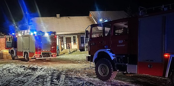 Brodnica i okolice. Pożar w gospodarstwie-62061