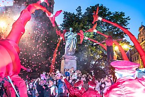 Olbrzymie żyrafy opanowały toruńską starówkę! Spektakl „Les Girafes” [FOTO]-66984
