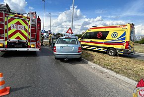 Toruń: Groźny wypadek na Grudziądzkiej. Ranny trafił do szpitala [FOTO]-67384