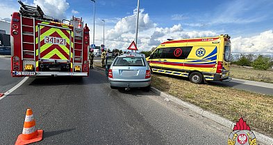 Toruń: Groźny wypadek na Grudziądzkiej. Ranny trafił do szpitala [FOTO]-67384