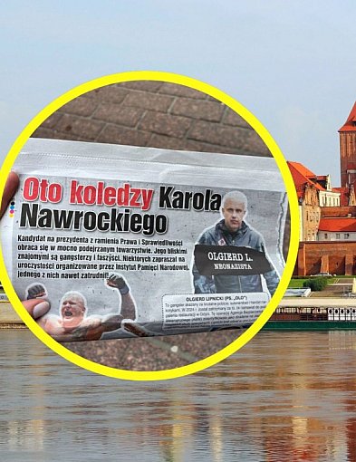 Ostatni cios przed ciszą? Gazetki z atakiem na Nawrockiego trafiły do torunian -67476