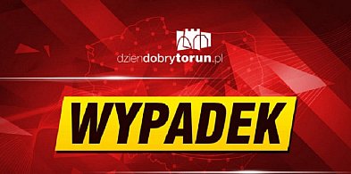 WYPADEK na wlocie do Torunia. Ranna jedna osoba. Auto kompletnie zniszczone-67641