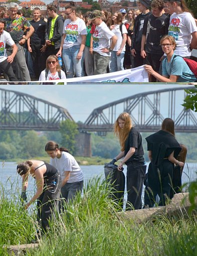 Akcja Czysta Wisła przeszła przez Toruń. Zobacz, jak było! [FOTO]-68100