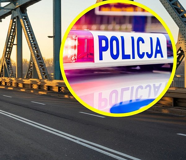 Most Piłsudskiego zniszczony! Jeden sprawca zatrzymany, drugi wciąż na wolności-68348
