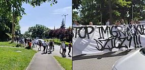 Protest na ulicach Torunia! Antymigranckie nastroje...
