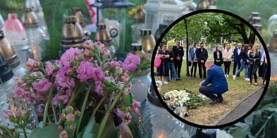 Cisza i łzy w Parku Glazja. Marszałek przyszedł uczcić Klaudię-69245