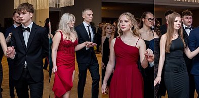 Polonez, elegancja i wielkie odliczanie do matury. Studniówka ZSMEiE [FOTO]