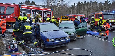 Policja, straż i pogotowie przy Olimpijskiej. Scenariusz zakładał najgorsze