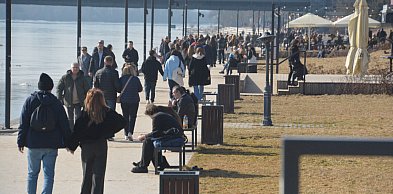 Pierwszy powiew wiosny w Toruniu. Bulwar znów tętnił życiem [FOTO]