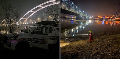 Akcja ratunkowa nad Wisłą w Toruniu. Szukają kobiety [FOTO]