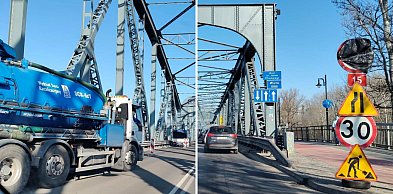 To nie koniec utrudnień. Most Piłsudskiego znów w akcji [FOTO]