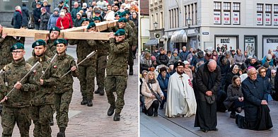 Modlitwa w centrum Torunia. Starówką przeszła Droga Krzyżowa [FOTO]