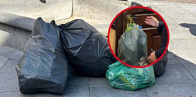 Śmieci pod biurem senatora Lenza?! „Robią z Polaków śmieciarzy”