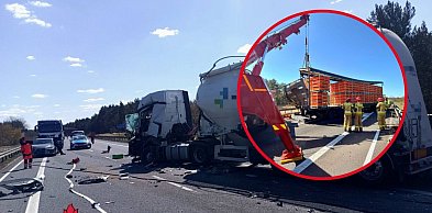 Policja ujawnia kulisy wypadku na obwodnicy Torunia. To nie tylko trzy tiry