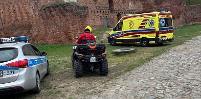 Próba samobójcza przy Zamku Dybowskim? Na miejsce wysłano pełno służb