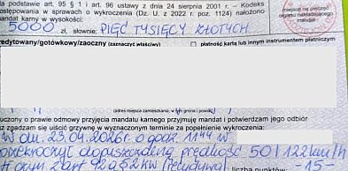 Region: 122 km/h w terenie zabudowanym. Tym razem kara była podwójna