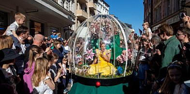 Magiczna kula na starówce. Ten widok przyciągał tłumy [FOTO]