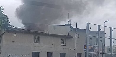 Dym nad miastem! Akcja strażaków w centrum Torunia [FOTO, WIDEO]