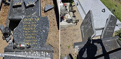 PILNE | zdewastowano cmentarz w Toruniu. "Trzeba być ostatnim BYDLAKIEM!"