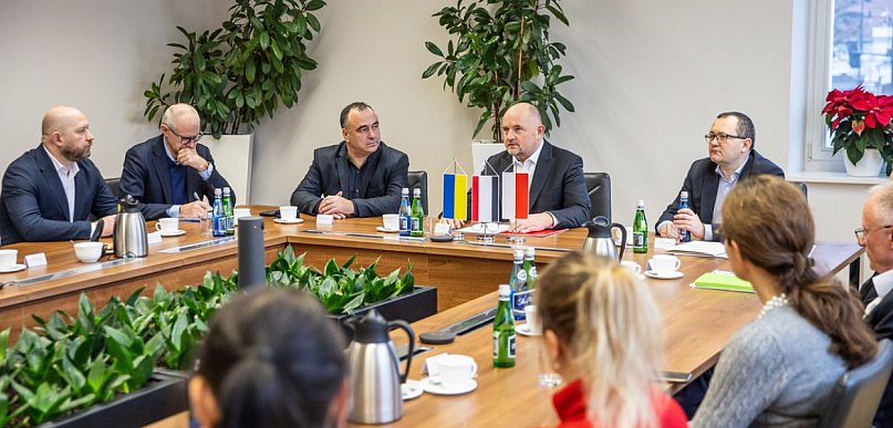 Delegacja z Ukrainy z wizytą w Toruniu. Rozmowy o pomocy i współpracy