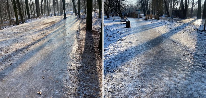 Lodowisko zamiast chodników. Na Bydgoskim Przedmieściu strach chodzić