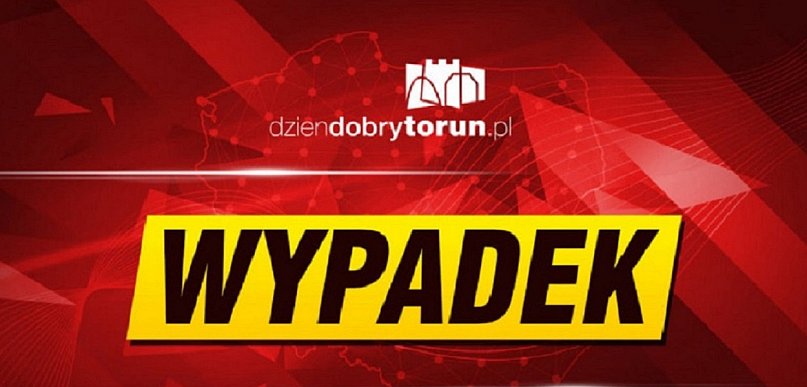 Wypadek w Toruniu. Na miejscu służby. Jedna osoba w karetce [FOTO]