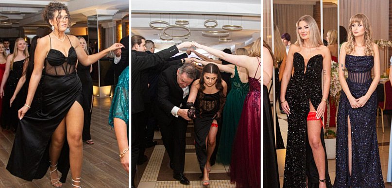 Uczennice zachwyciły, panowie też nie odpuścili. Studniówka Gastronomika