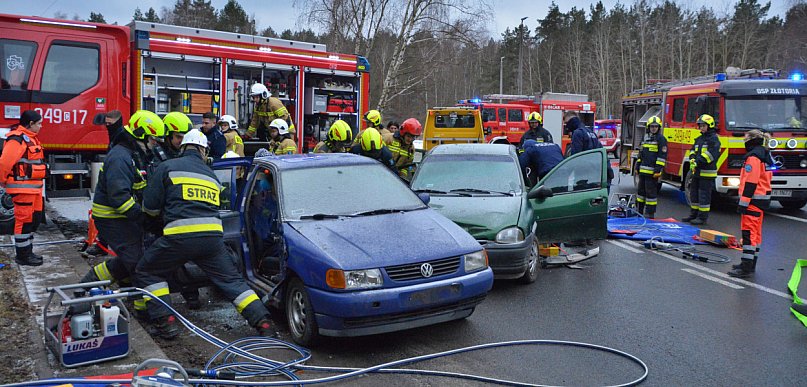 Policja, straż i pogotowie przy Olimpijskiej. Scenariusz zakładał najgorsze