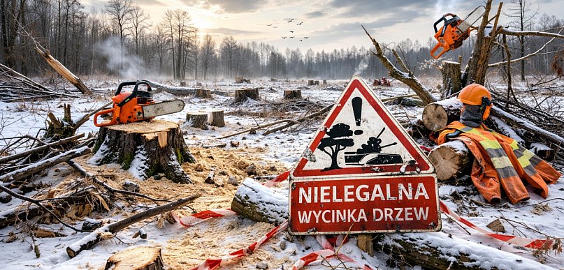 Szokujące ustalenia śledczych. Na Kępie Bazarowej wycięto jeszcze więcej...