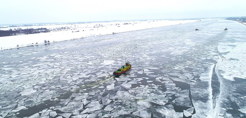 Lodołamacze w Toruniu. Niezwykły widok na Wiśle już w niedzielę rano?