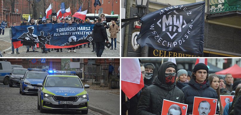 II Marsz Pamięci Żołnierzy Wyklętych. Środowiska narodowe na ulicach Torunia