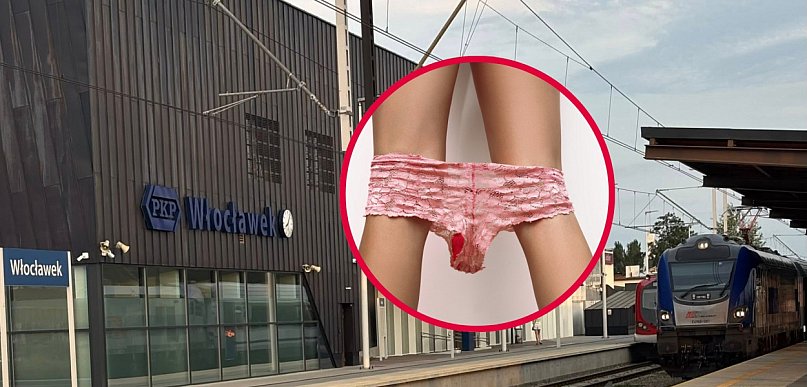 Zdjęła majtki i pokazała policjantom brudną podpaskę. Skandal na dworcu!