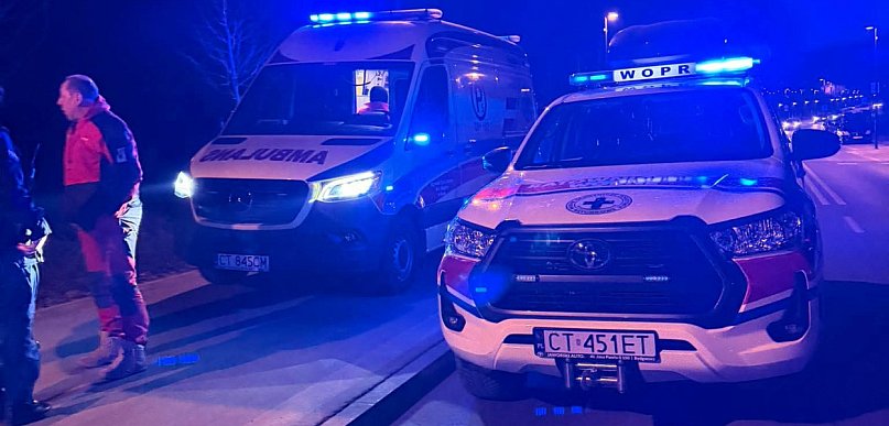 Alarm po zgłoszeniu o próbie samobójczej. Ratownicy ruszyli natychmiast