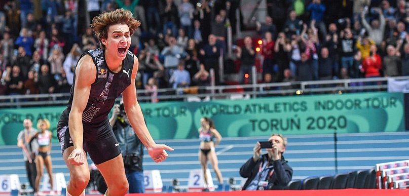 Rekord świata i eksplozja radości. Toruńska hala znów zobaczy Duplantisa