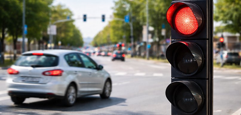 Czerwone światło to tylko sugestia!? Kierowcy w Toruniu zdają się tak myśleć