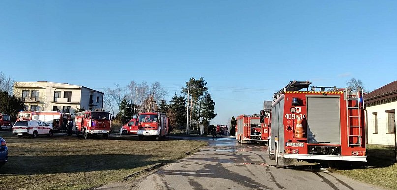 Ogromny pożar w regionie. Kłęby dymu. Na miejscu kilkanaście zastępów!
