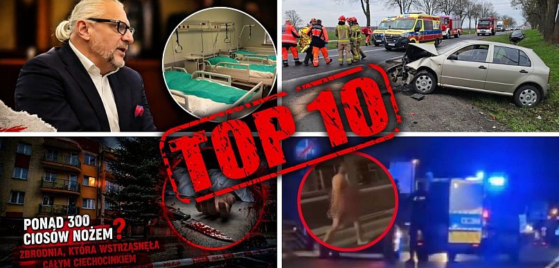 Nagi mężczyzna, burza o szpital i dramatyczne zdarzenia. Tym żyli mieszkańcy