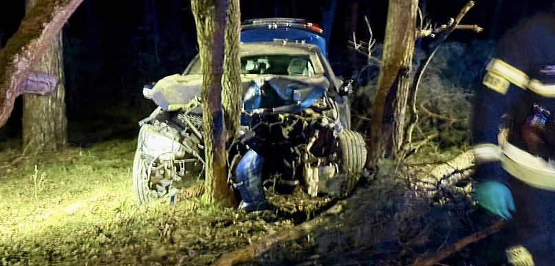Z auta niewiele zostało. Koszmarne zderzenie na trasie Toruń-Bydgoszcz